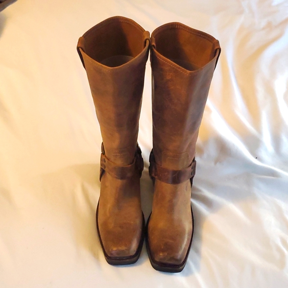 BCBGirls Leather Moto Boots